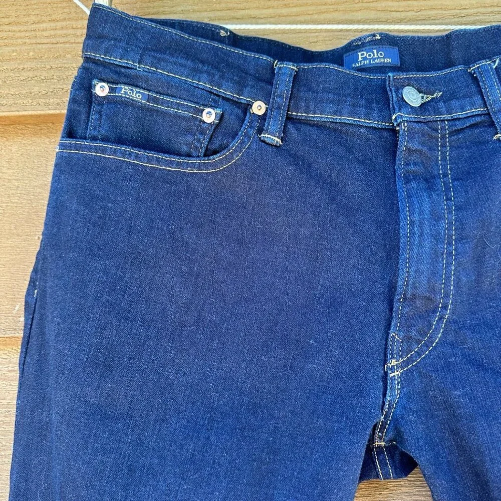 Polo Ralph Lauren Original Quality Straight Leg Dark Blue Men’s Jeans Size 34
